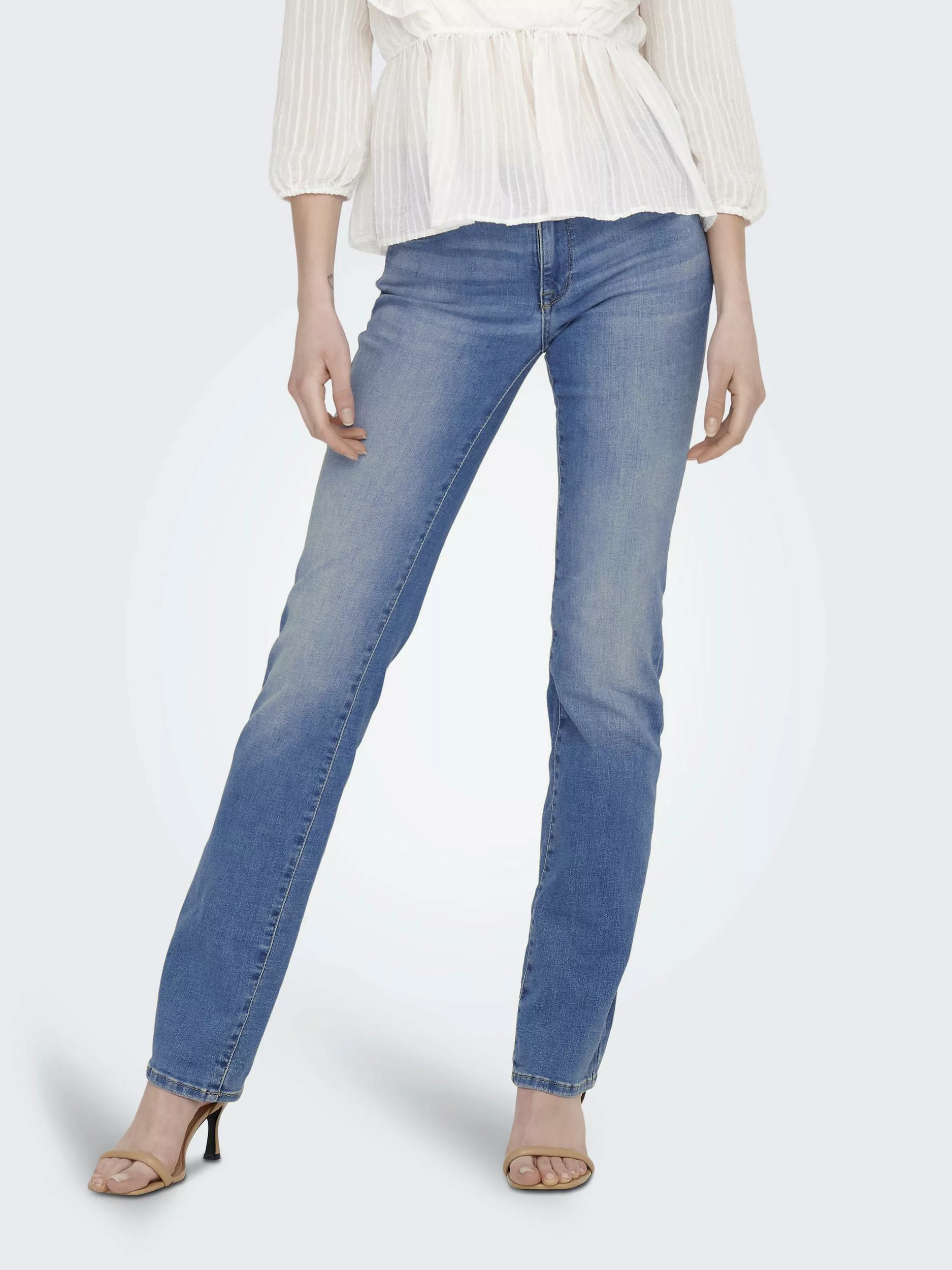 ONLY Straight-Jeans "ONLALICIA REG STRT DNM DOT568 NOOS" günstig online kaufen