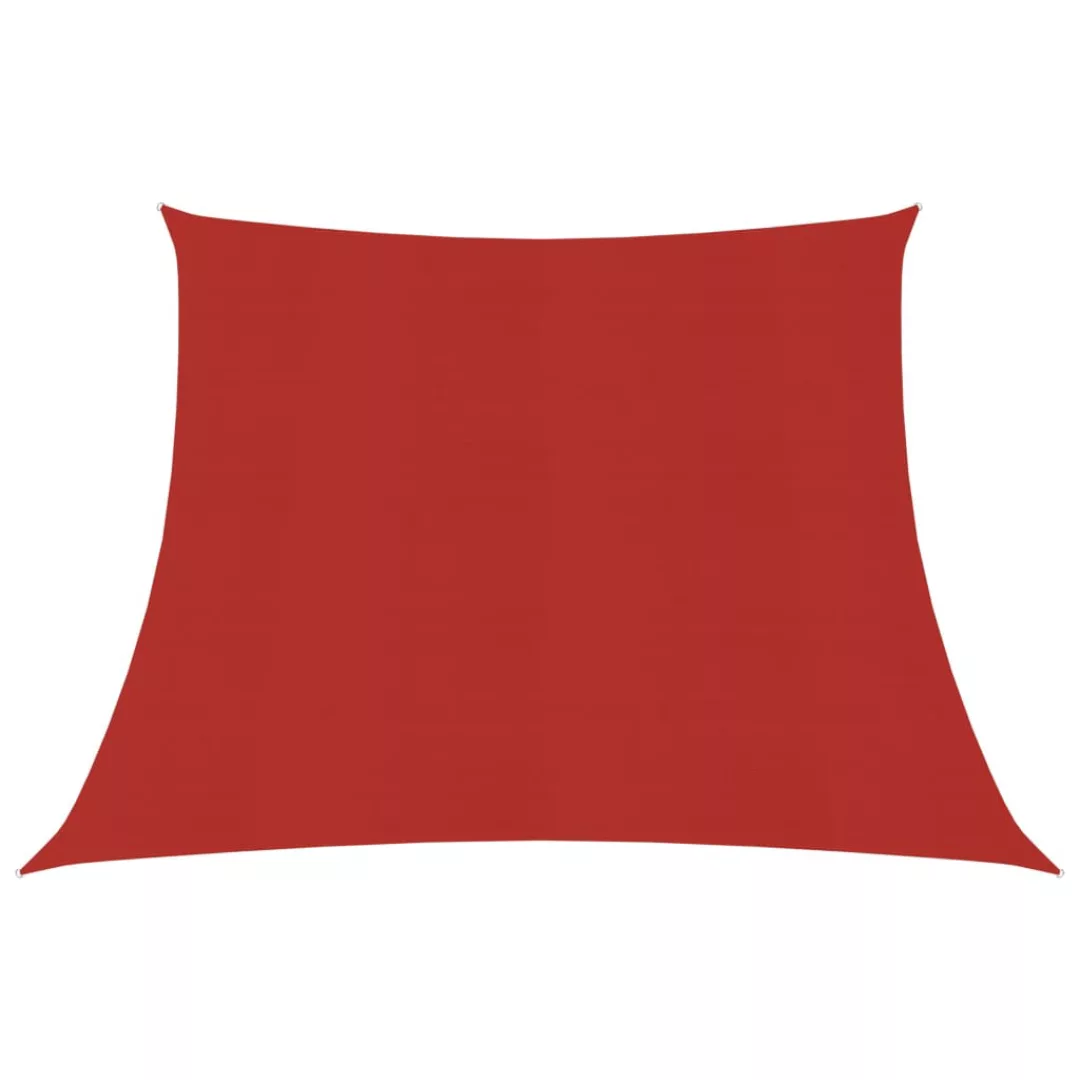 Sonnensegel 160 G/m² Rot 4/5x3 M Hdpe günstig online kaufen