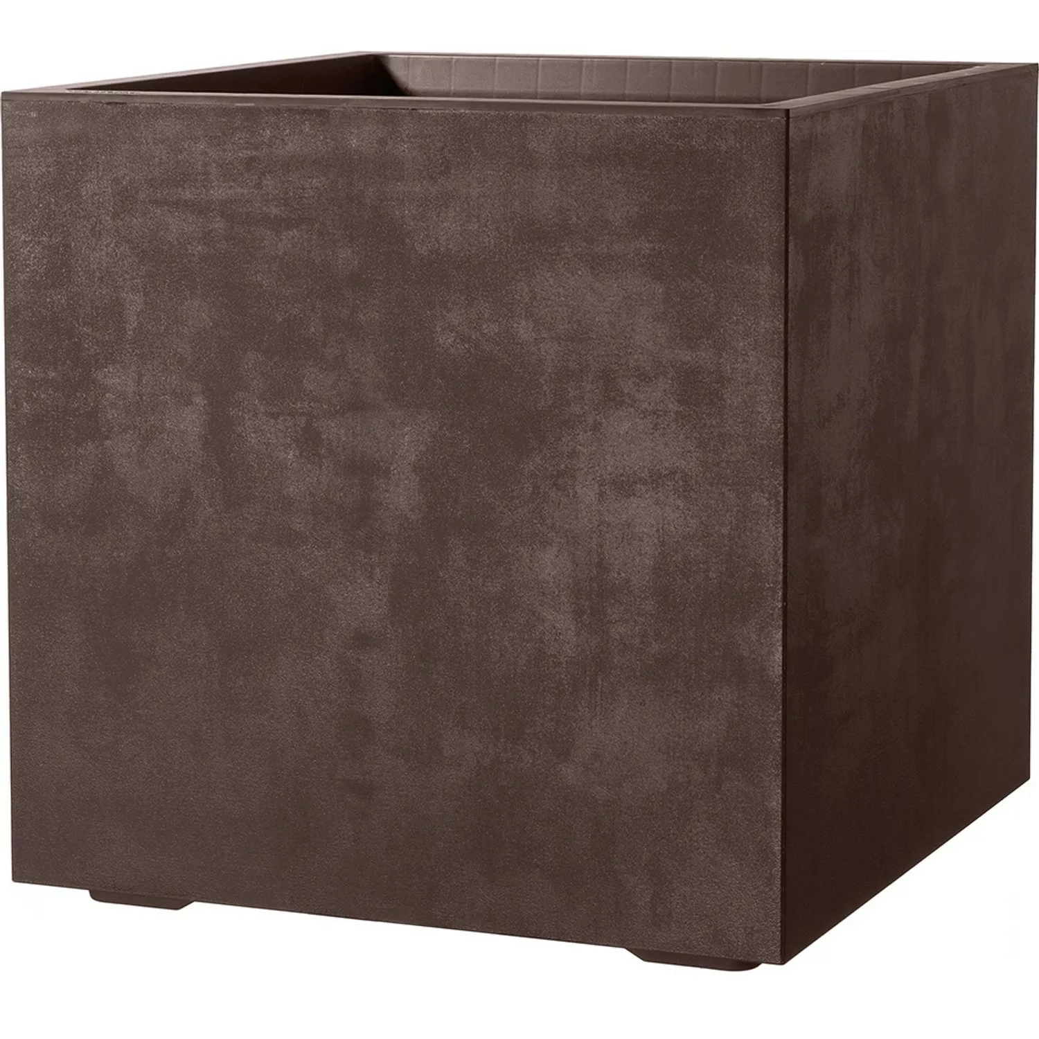 Deroma Pflanzkübel Millennium mit Rollen 49 cm x 49 cm x 49 cm Brown günstig online kaufen