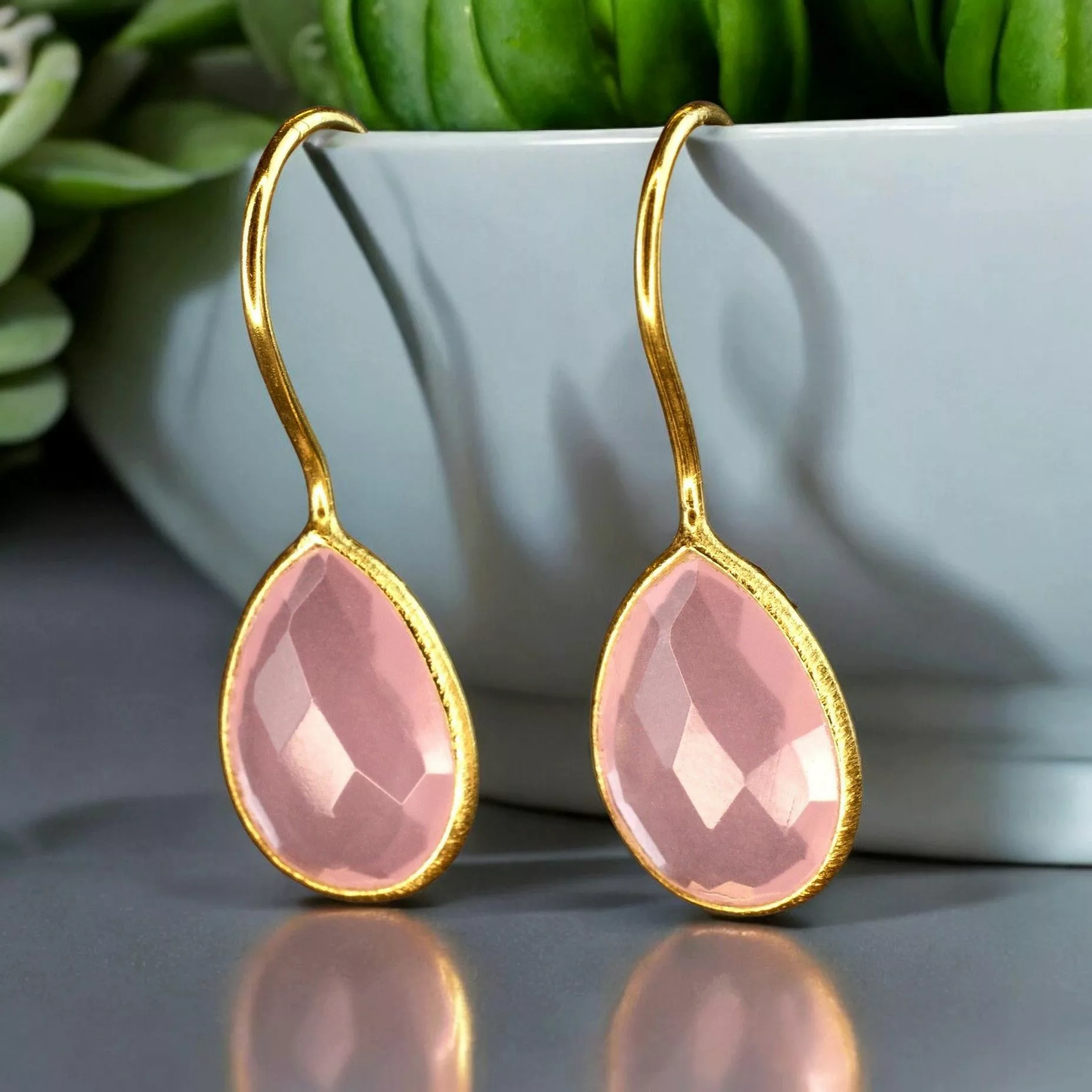 MadamLili Paar Ohrhänger 925 Sterling Gold günstig online kaufen