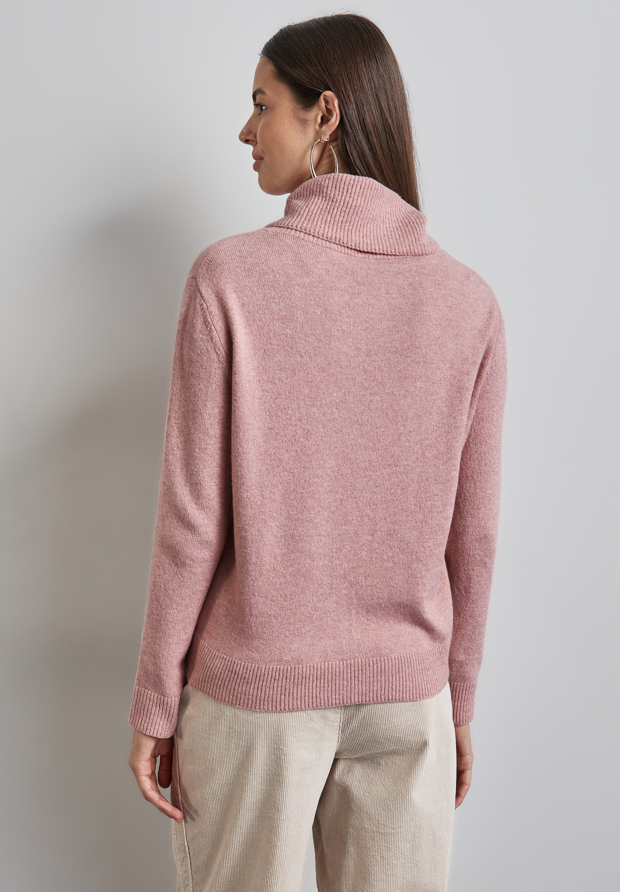 STREET ONE Rollkragenpullover, im soften Baumwoll-Mix günstig online kaufen