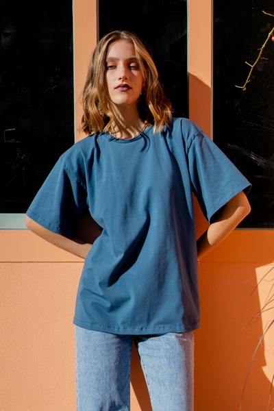 Oversized Diy-oberteil Aus Bio-baumwolle "The Basic T-shirt" günstig online kaufen