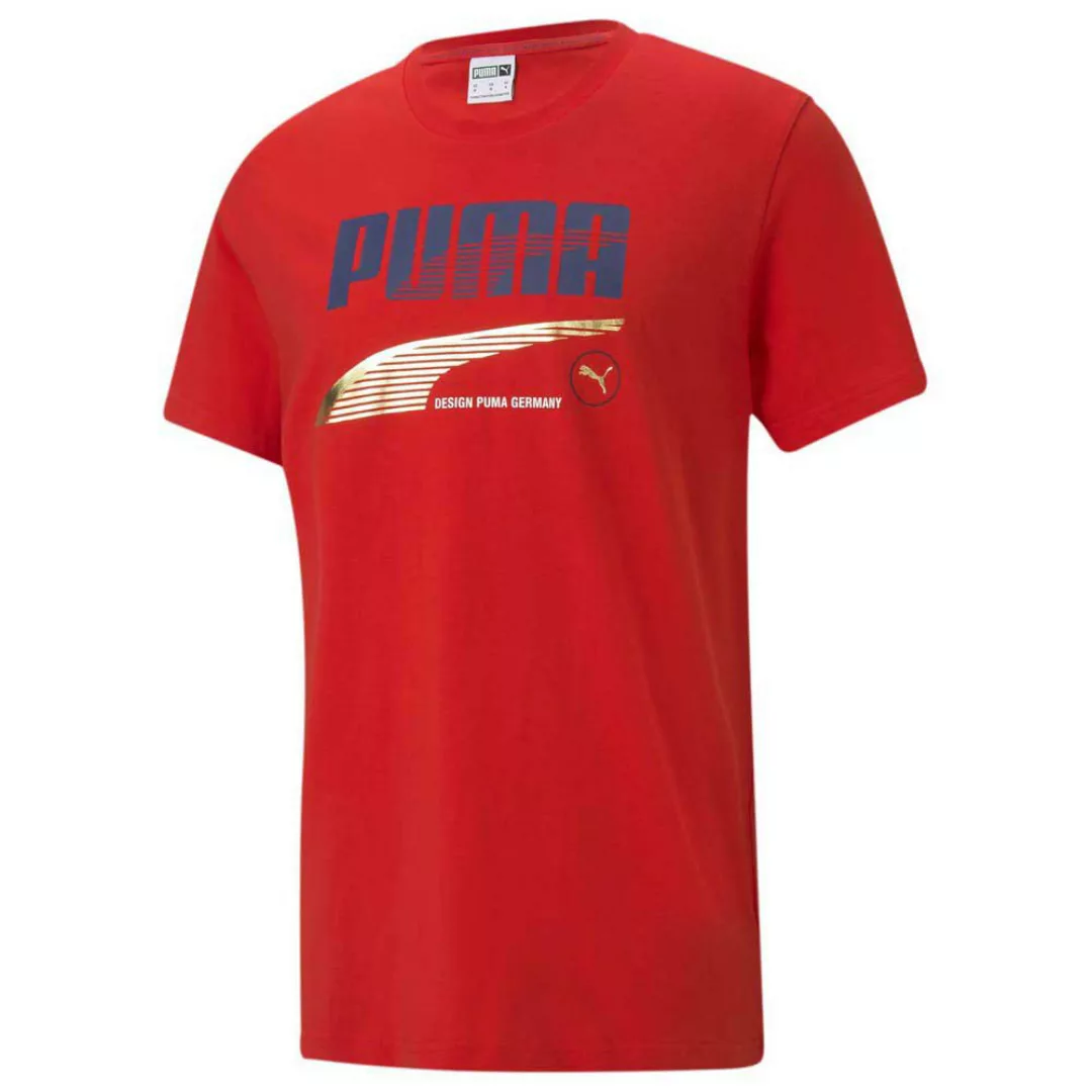 Puma Select Decor8 Graphic Kurzärmeliges T-shirt L Poppy Red günstig online kaufen