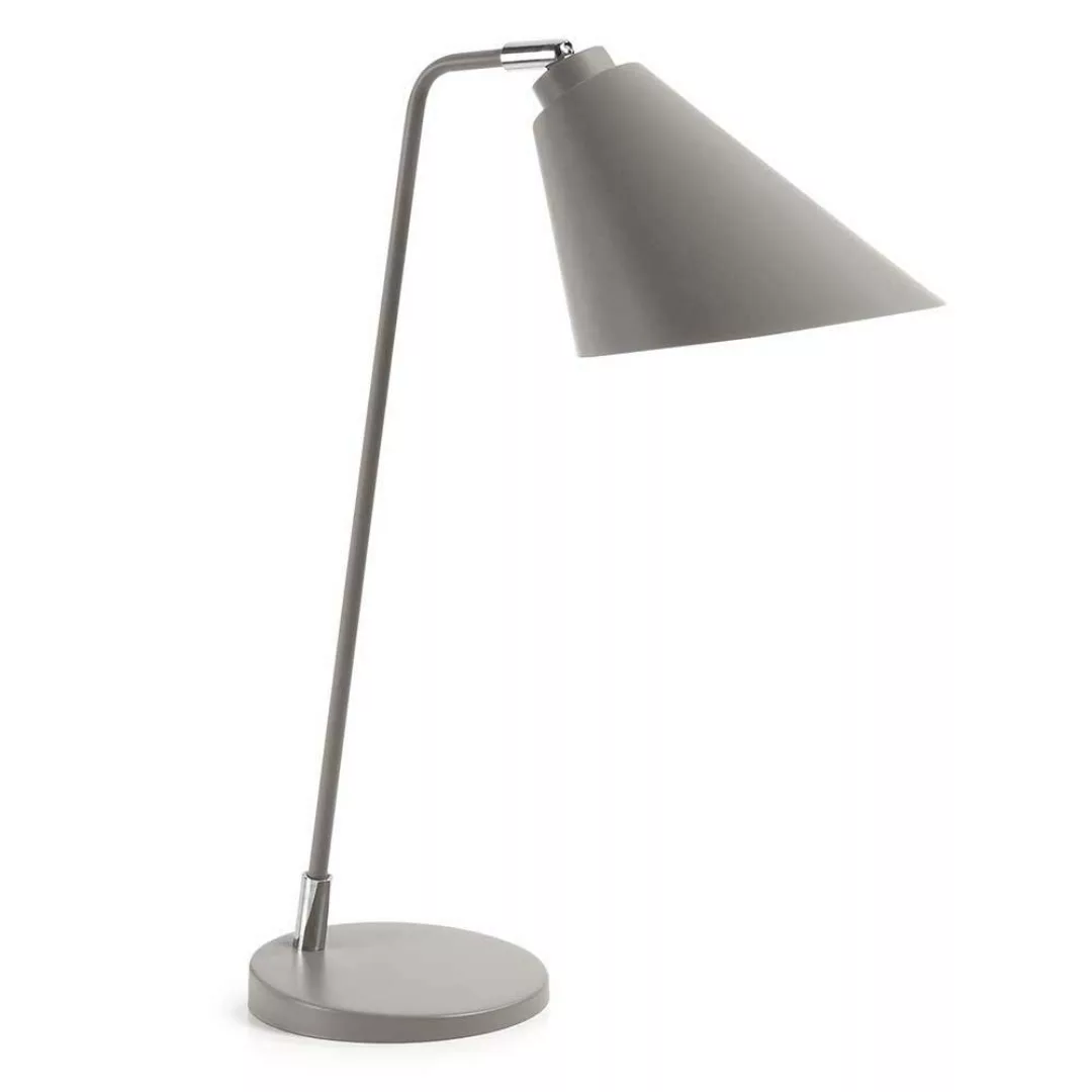 Graue Schreibtischlampe aus Metall Skandi Design günstig online kaufen