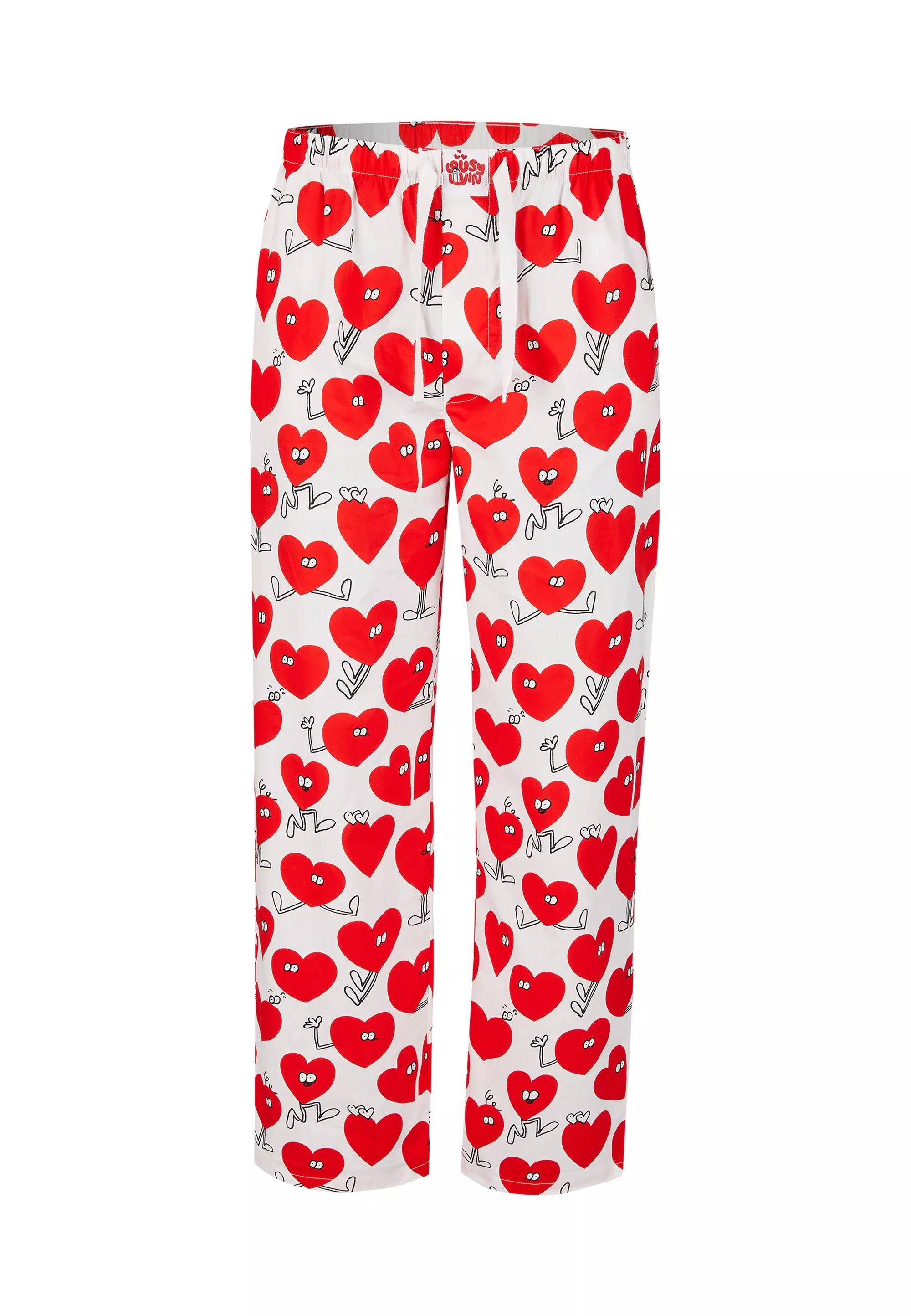 Lousy Livin Stoffhose "Pants Valentines", mit Herz Print günstig online kaufen