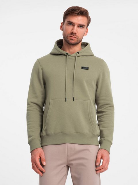 OMBRE Kapuzensweatshirt Känguru-Sweatshirt für Männer mit Kapuze und Metall günstig online kaufen