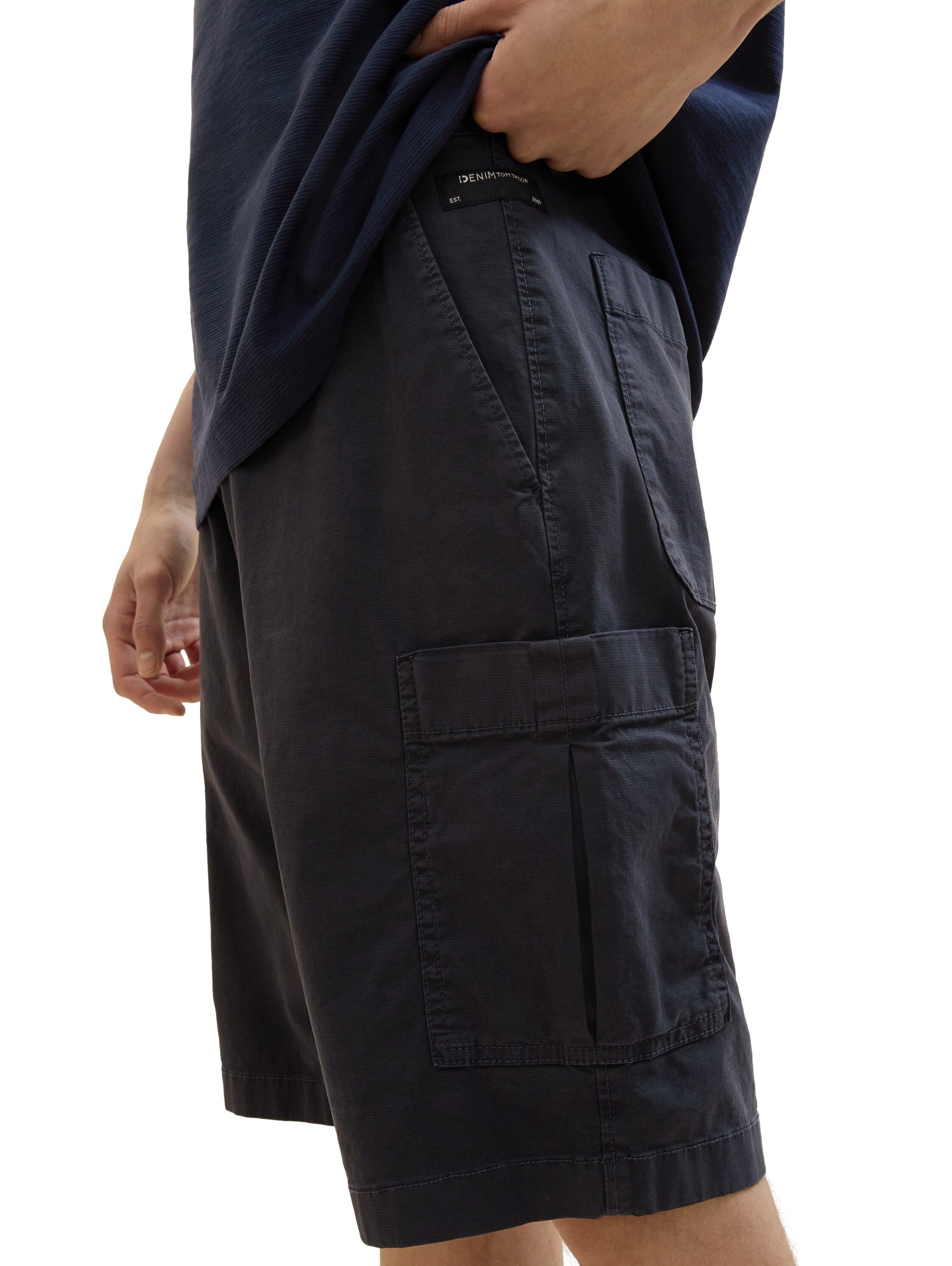 TOM TAILOR Denim Cargoshorts Sommerhose unifarben günstig online kaufen
