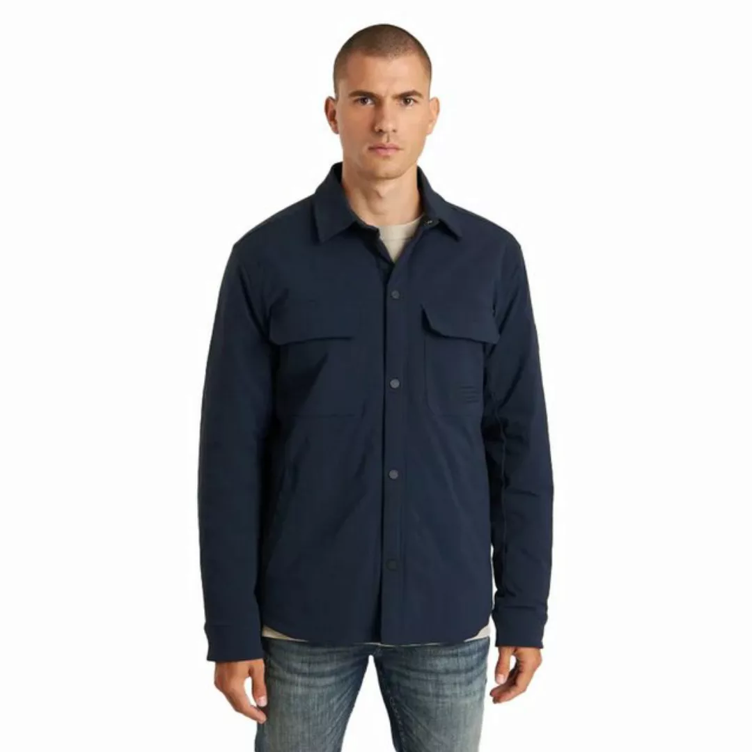 CHASIN' Henleyshirt Zaine Quilted Shirt, blau günstig online kaufen