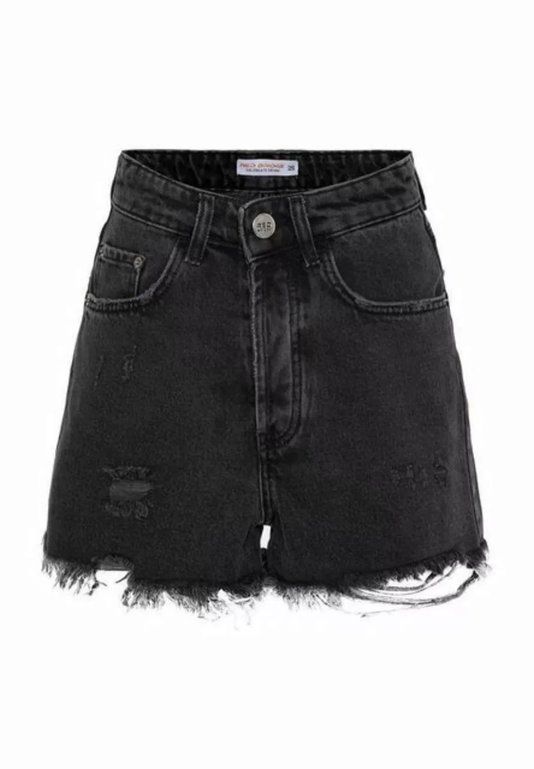 RedBridge Jeanshotpants Red Bridge Damen Jeans Shorts kurze Hose Frayed Hot günstig online kaufen