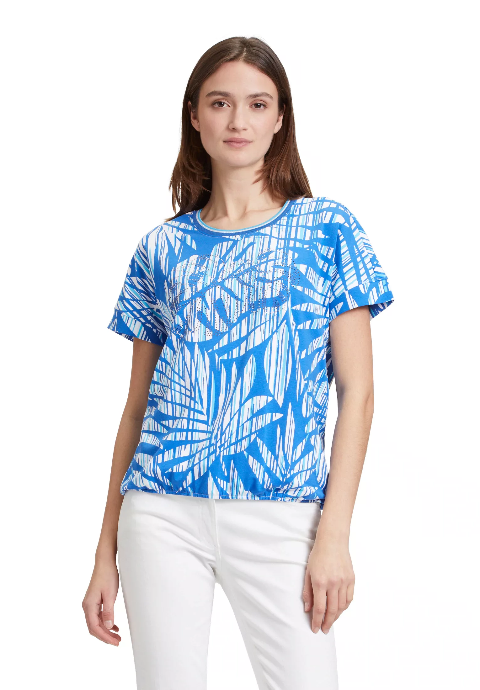 Betty Barclay Kurzarmshirt "Betty Barclay Damen Casual-Shirt mit Gummizug", günstig online kaufen