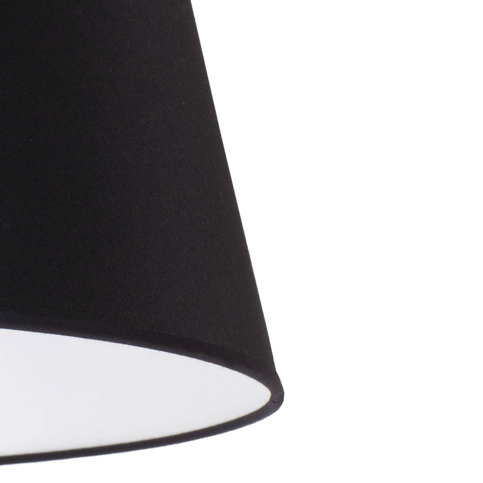 Lampenschirm Cone Höhe 25,5 cm, Chintz schwarz günstig online kaufen