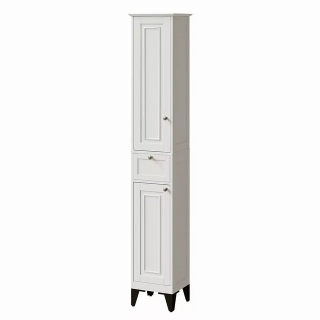 Vicco Hochschrank Vanity, Weiß, 32 x 175 cm günstig online kaufen