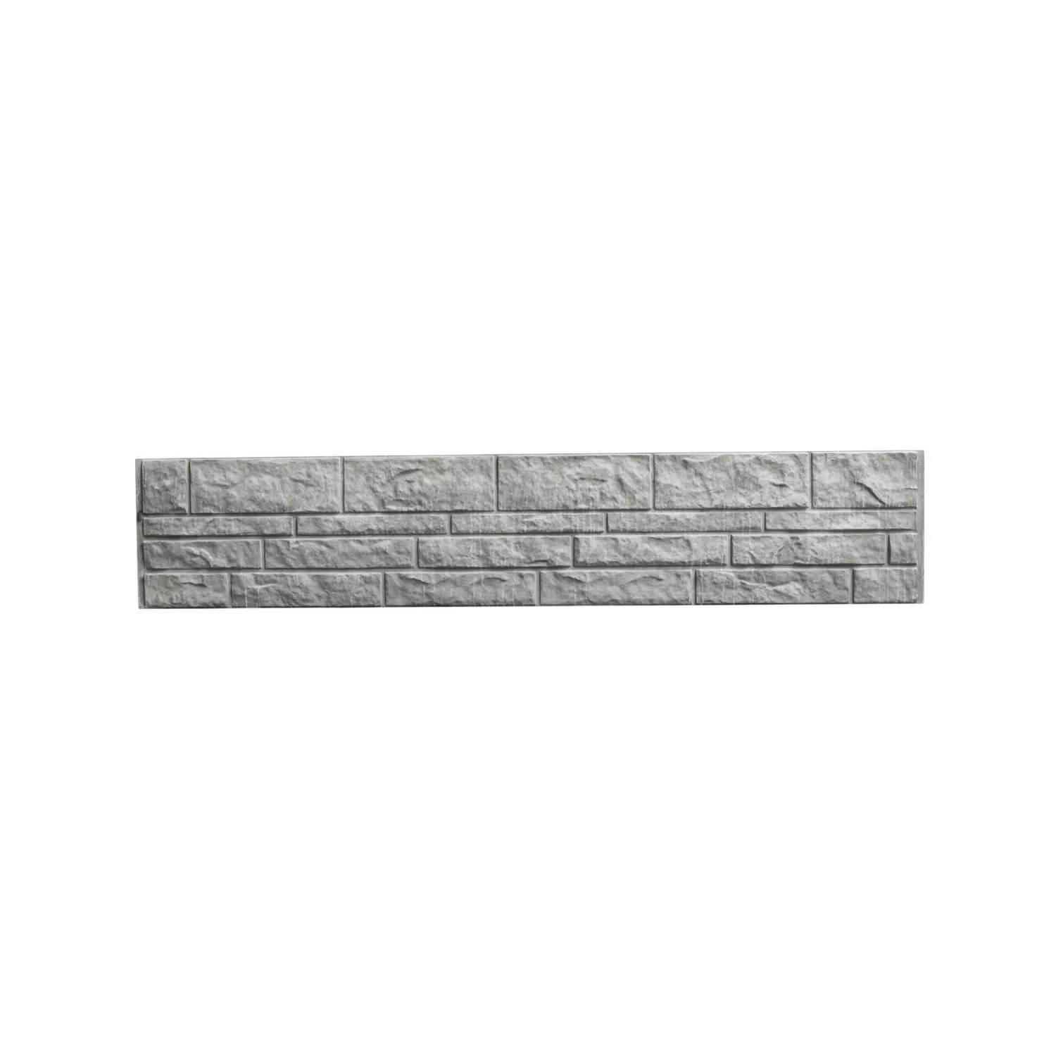 Betonzaun-Platte Fels 200 cm x 38,5 cm x 3 cm günstig online kaufen