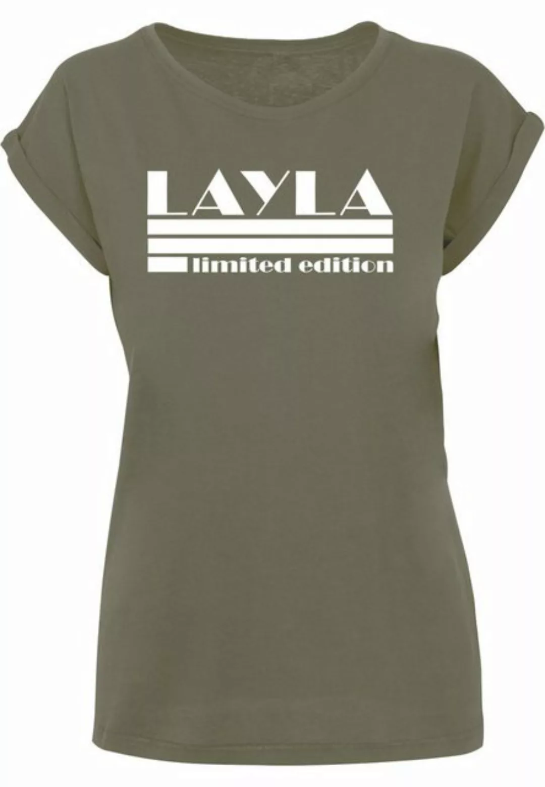 Merchcode T-Shirt Merchcode Damen Ladies Layla - Limited Edition X T-Shirt günstig online kaufen