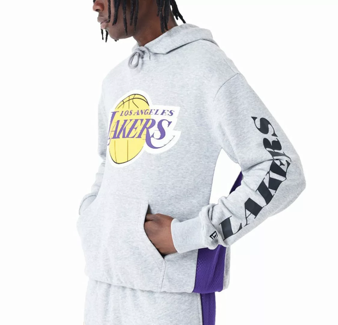 New Era Kapuzenpullover Oversized PANEL Los Angeles Lakers günstig online kaufen