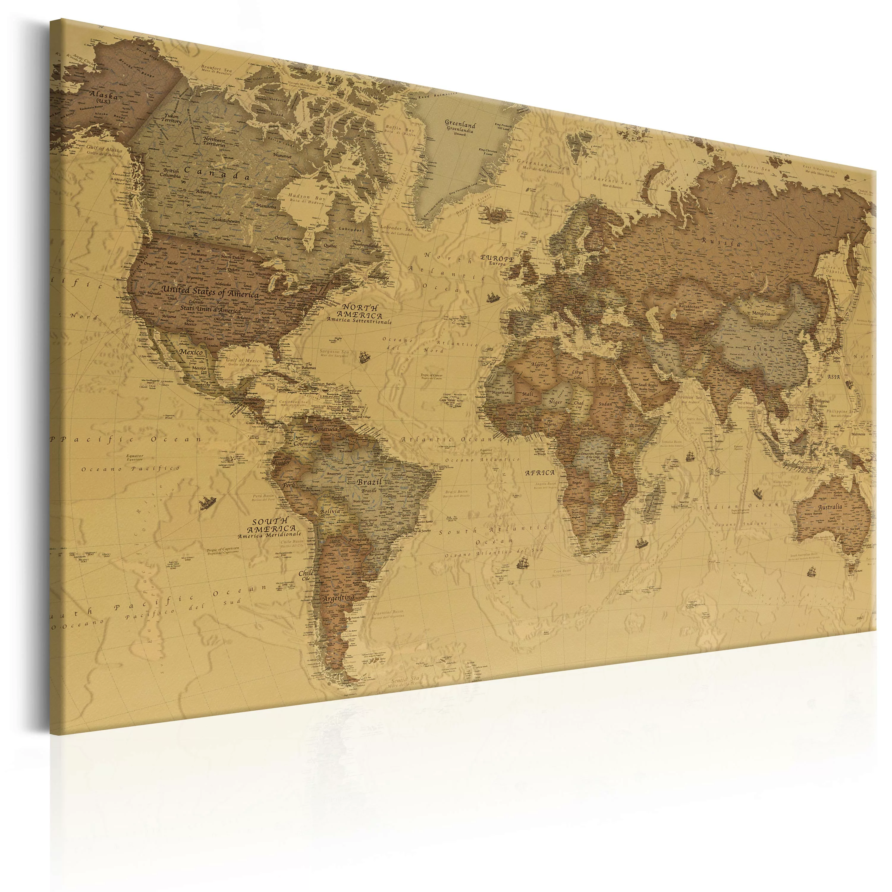 Wandbild - Ancient World Map günstig online kaufen