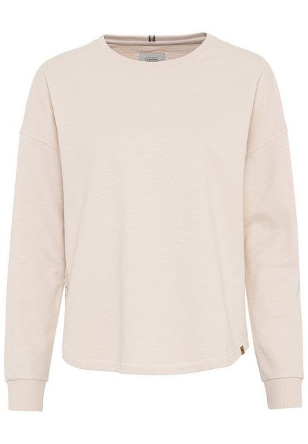 camel active Sweatshirt Rundhals Sweatshirt aus reiner Baumwolle günstig online kaufen