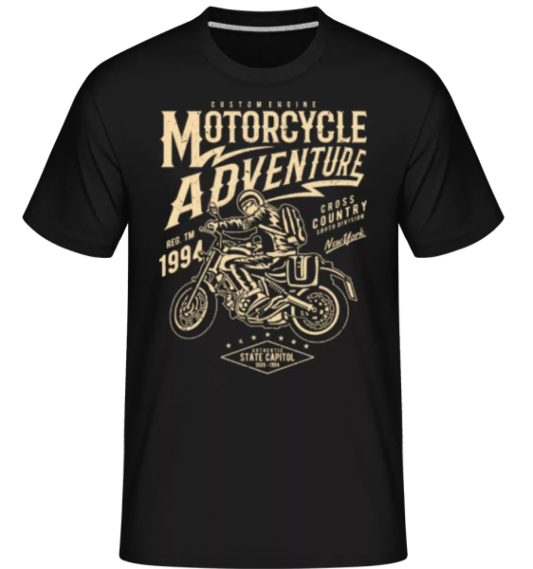 Motorcycle Adventure · Shirtinator Männer T-Shirt günstig online kaufen
