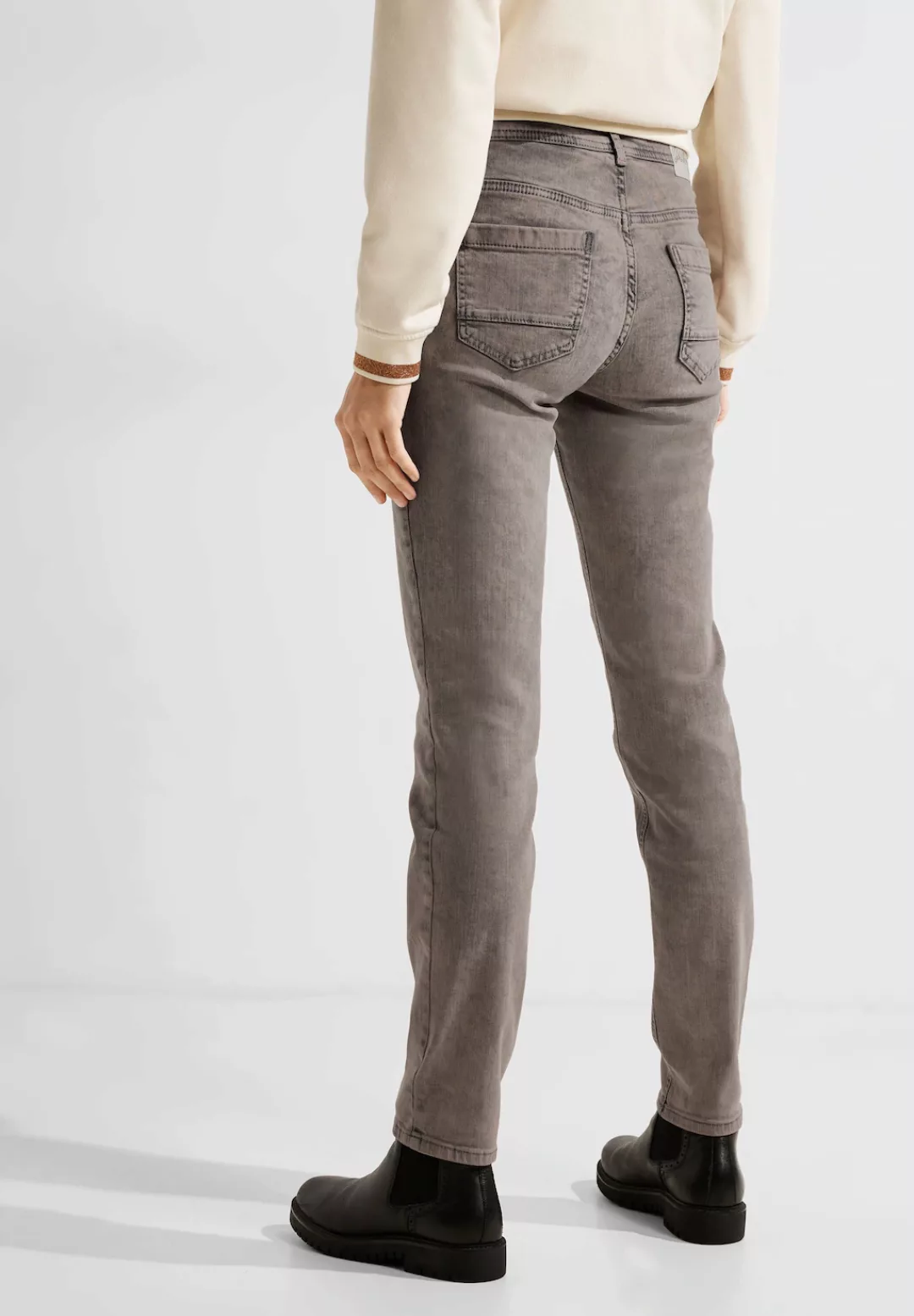 Cecil Slim-fit-Jeans, mit Zipper-Detail günstig online kaufen