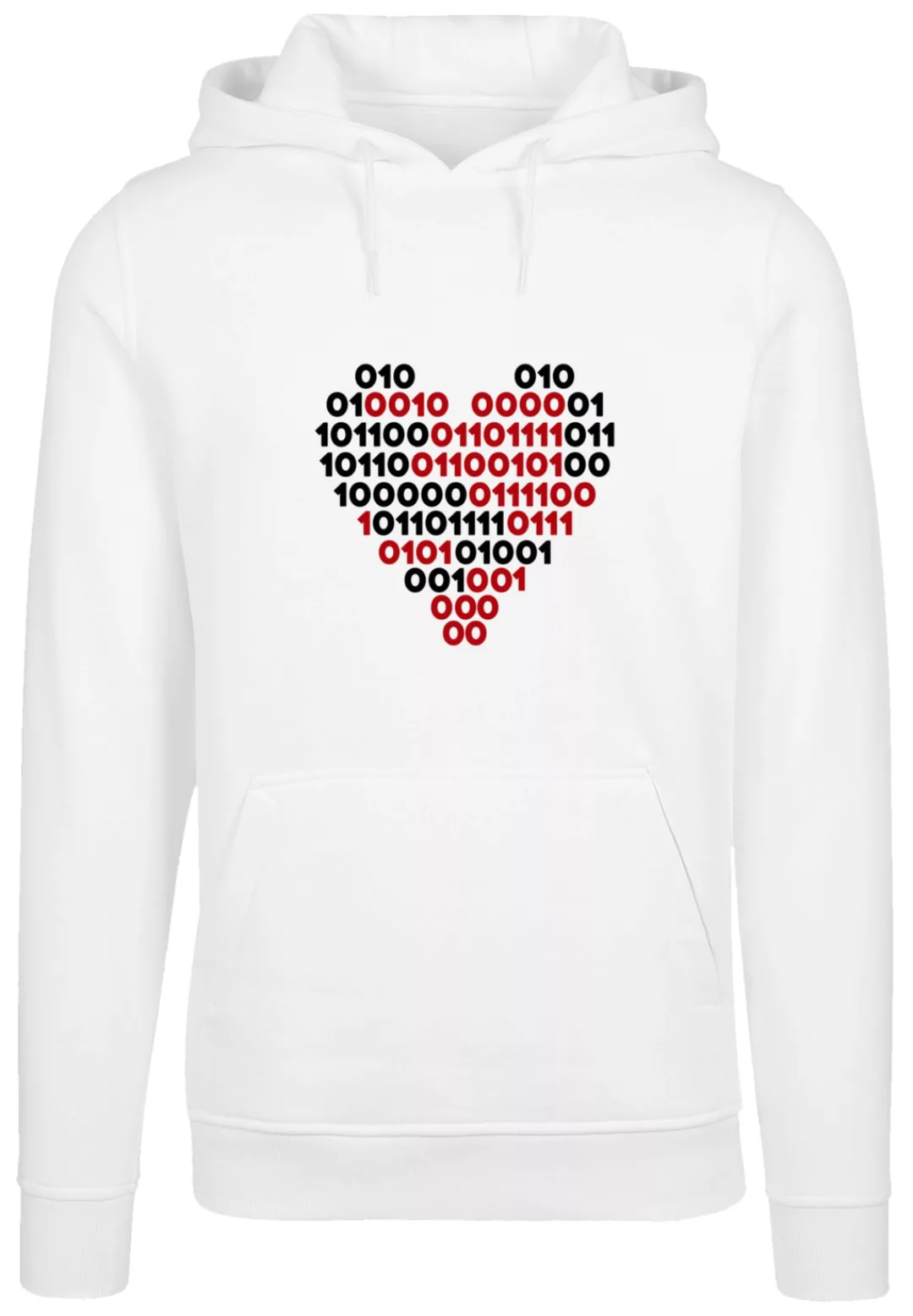 F4NT4STIC Kapuzenpullover "I love you 01001001 Binary Code Herz Valentinsta günstig online kaufen