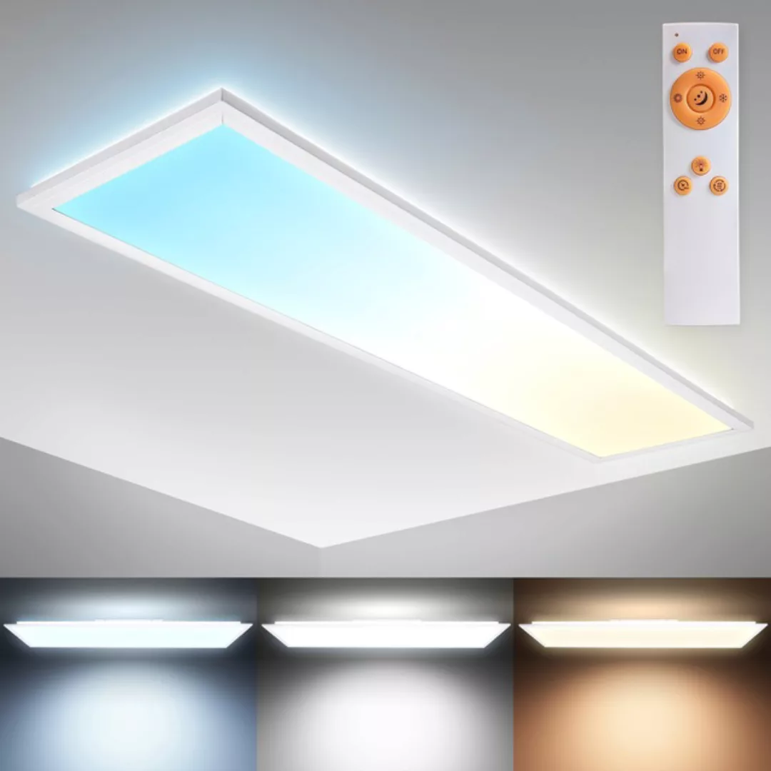 B.K.Licht LED Deckenleuchte, mit Fernbedienung und Hintergrundbeleuchtungse günstig online kaufen