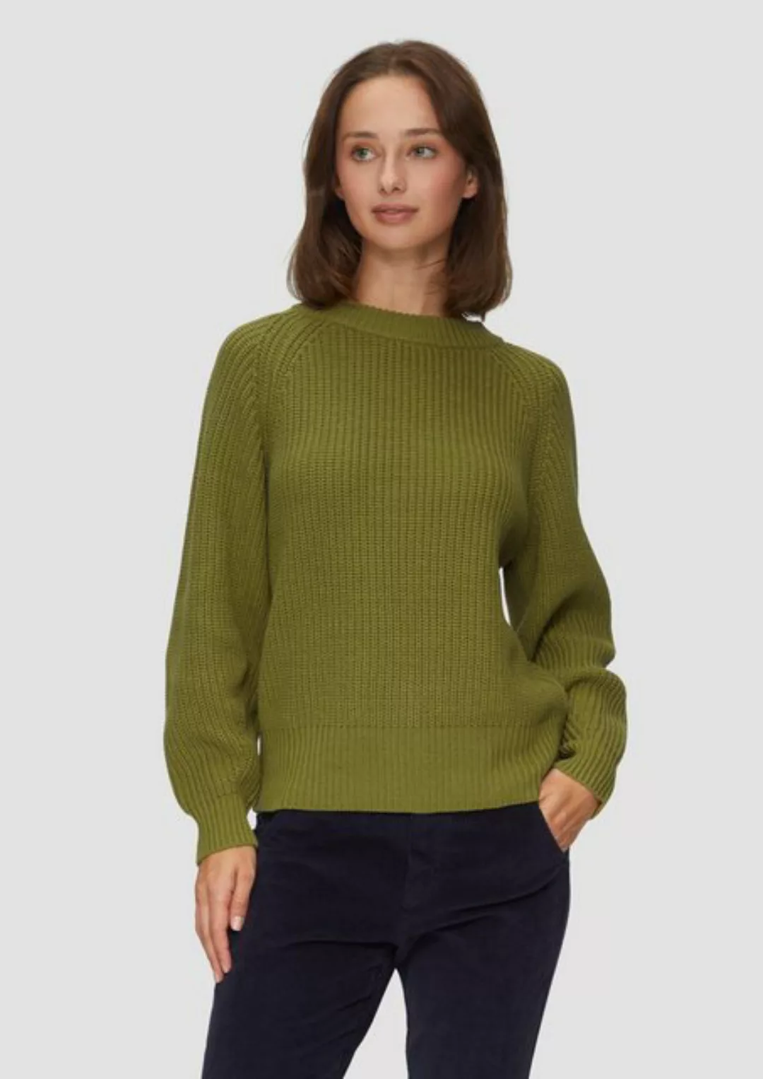 s.Oliver Strickpullover - Basic Strickpullover Damen - Pullover mit Raglanä günstig online kaufen