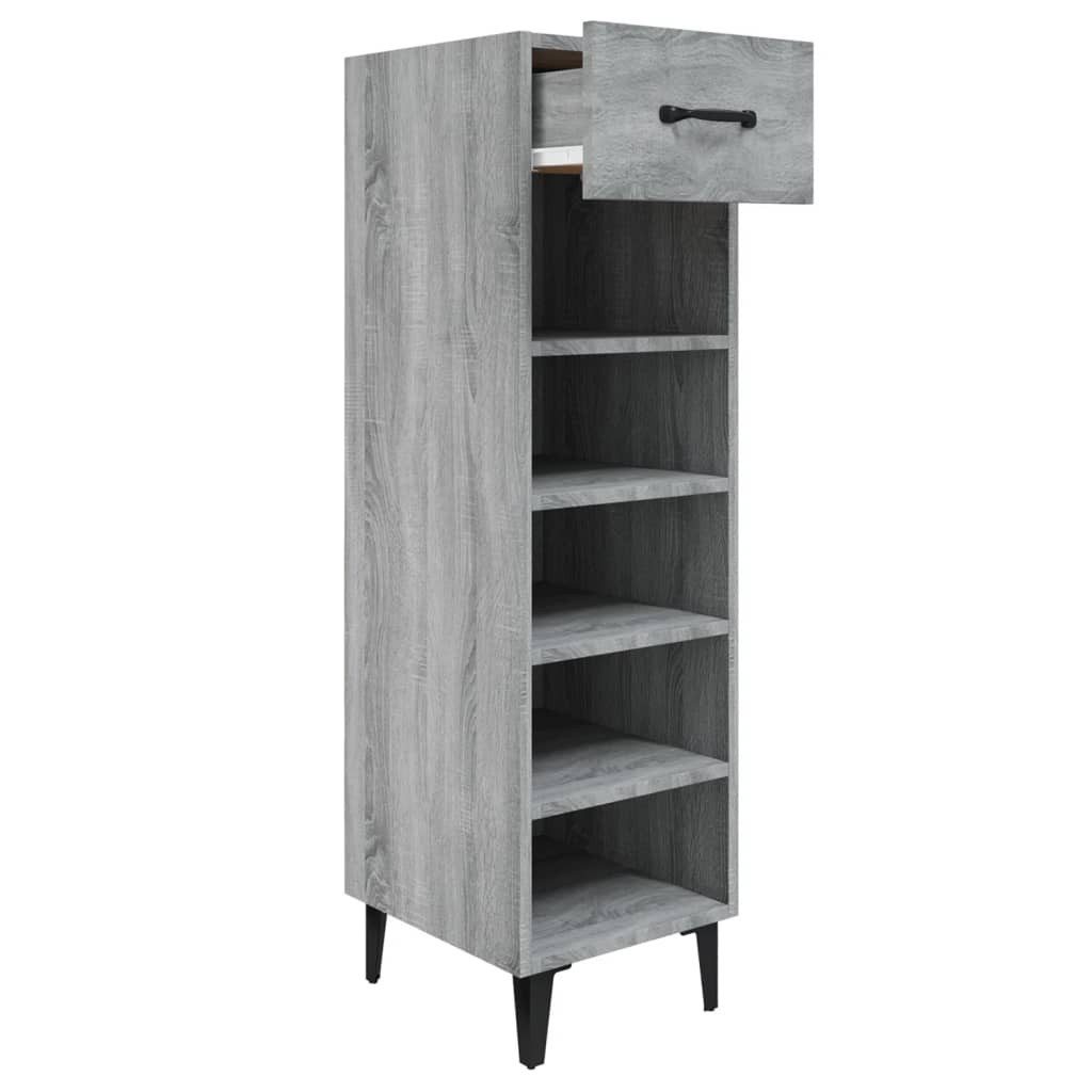 vidaXL Schuhregal Schuhschrank Grau Sonoma 30x35x105 günstig online kaufen