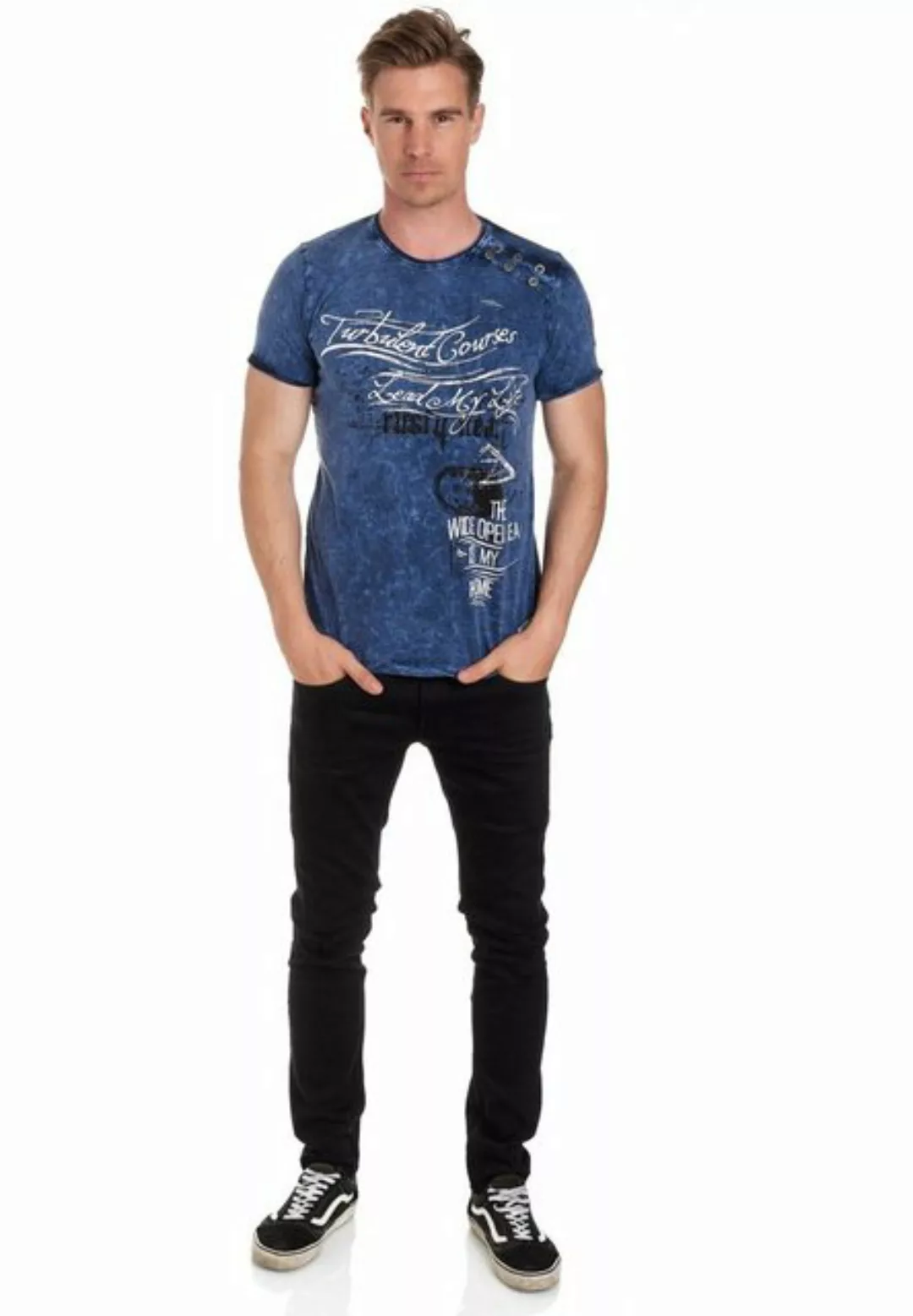 Rusty Neal T-Shirt in tollem Vintage-Look günstig online kaufen