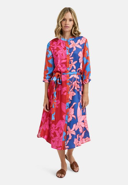 Milano Italy Sommerkleid MAXIDRESS W PLACKET AT CF, 1/1 SLEE günstig online kaufen