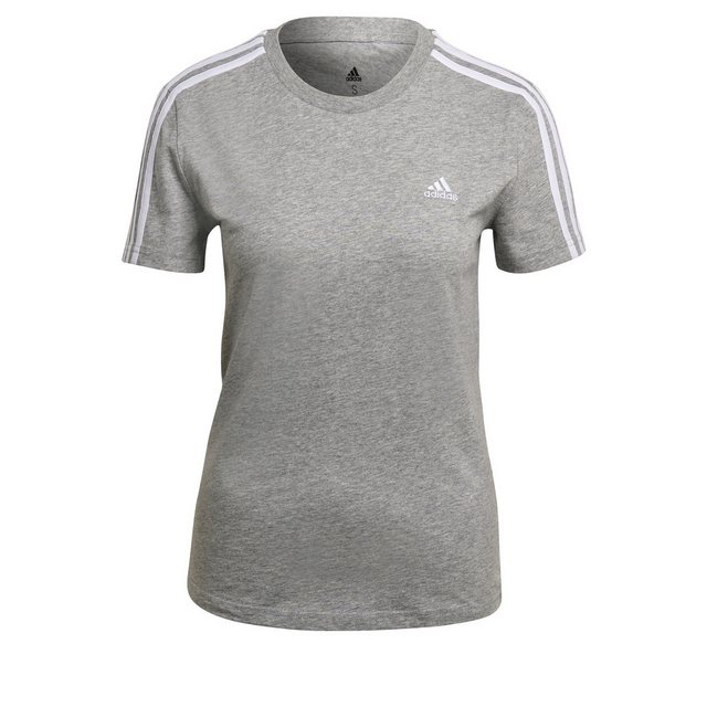 adidas Sportswear T-Shirt "LOUNGEWEAR ESSENTIALS SLIM 3-STREIFEN" günstig online kaufen