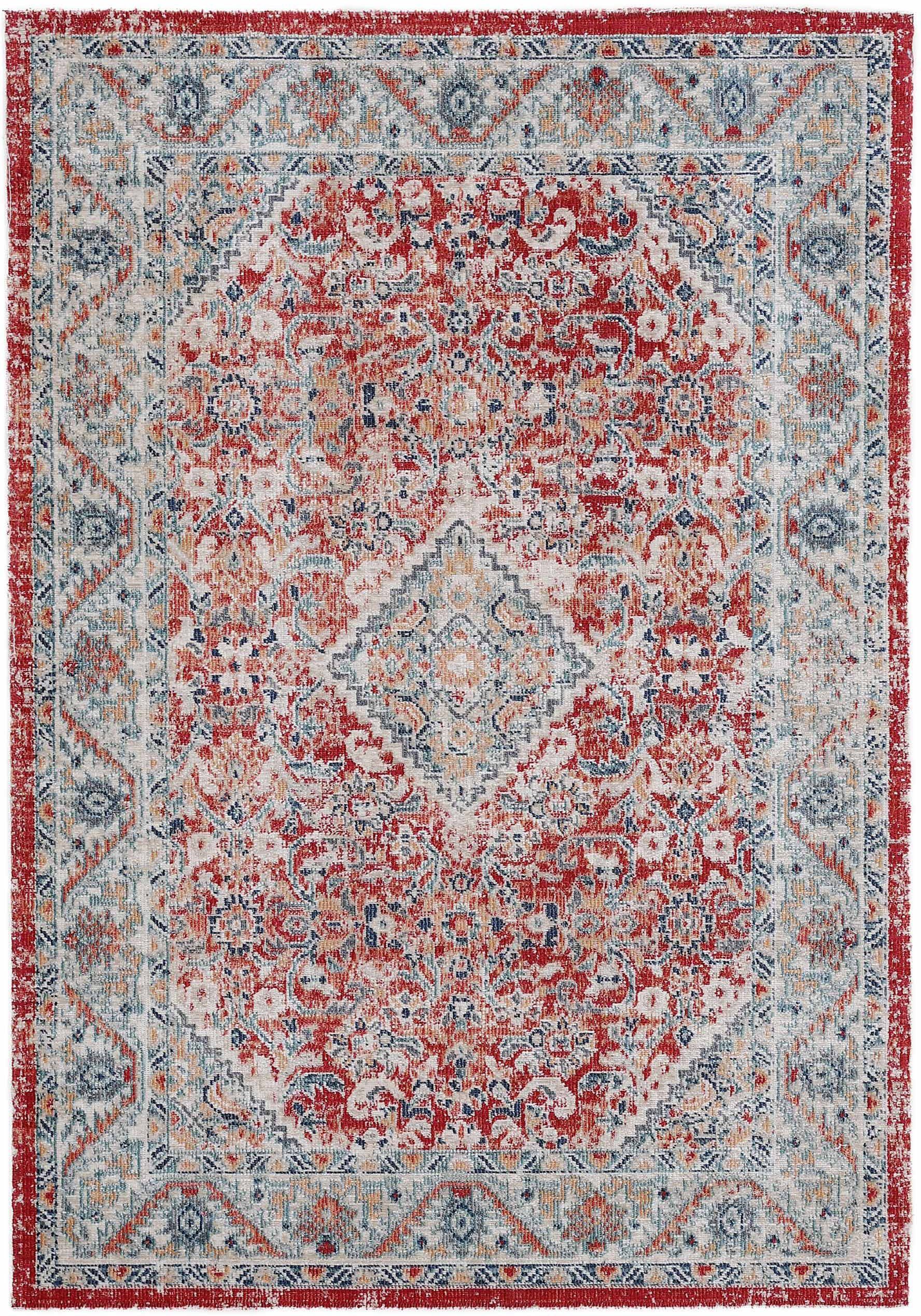 carpetfine Teppich »Noah_1«, rechteckig, 3 mm Höhe, Orient Vintage Look, Wo günstig online kaufen