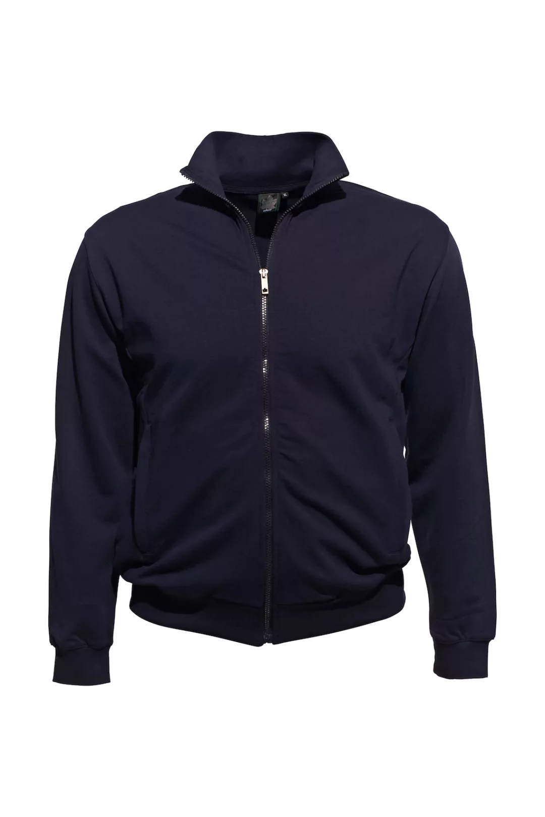 AHORN SPORTSWEAR Sweatjacke Ahorn Sportswear Übergröße dunkelblaue Stehkrag günstig online kaufen