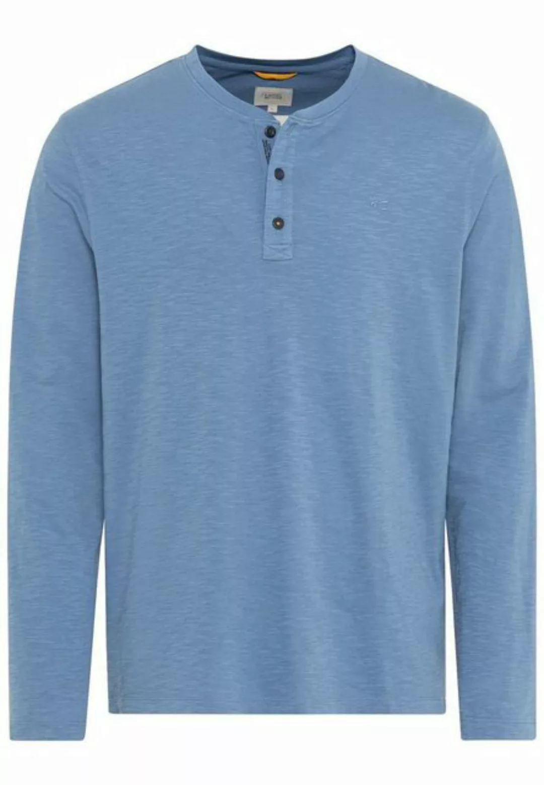 camel active Henleyshirt aus zertifiziertem Organic Cotton günstig online kaufen