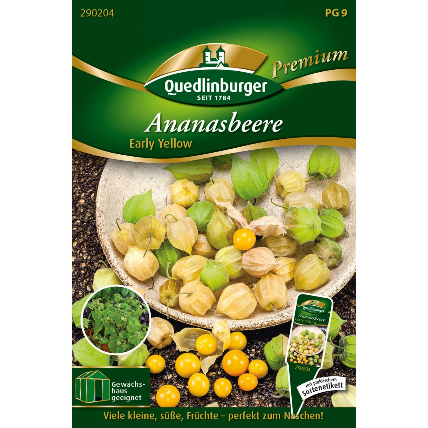 Quedlinburger Ananasbeere Early Yellow Loses Saatgut günstig online kaufen