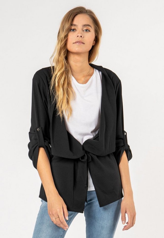 SUBLEVEL Blusenblazer Blazer zum Binden günstig online kaufen