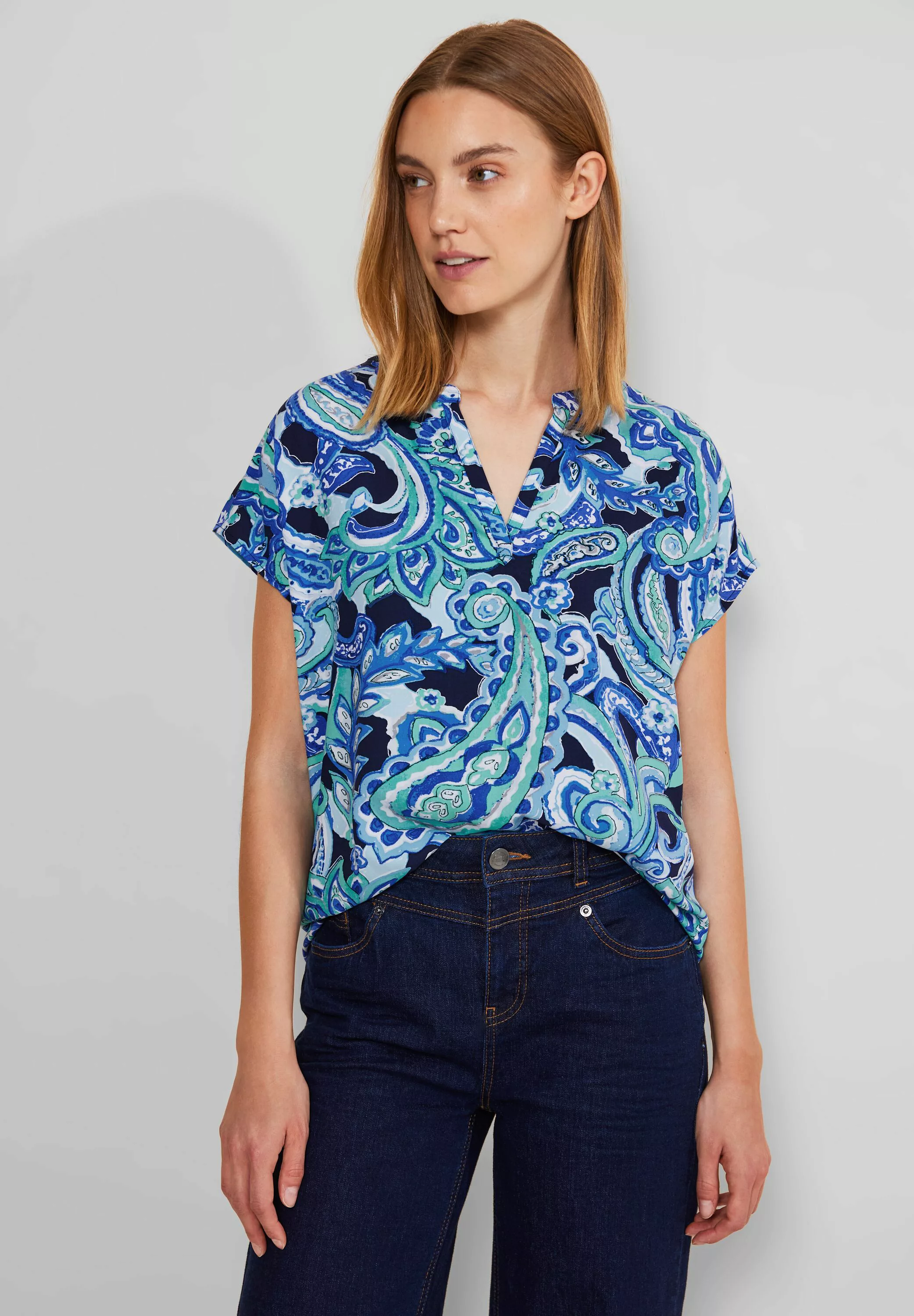 STREET ONE Blusenshirt LTD QR Shirtblouse w splitneck günstig online kaufen