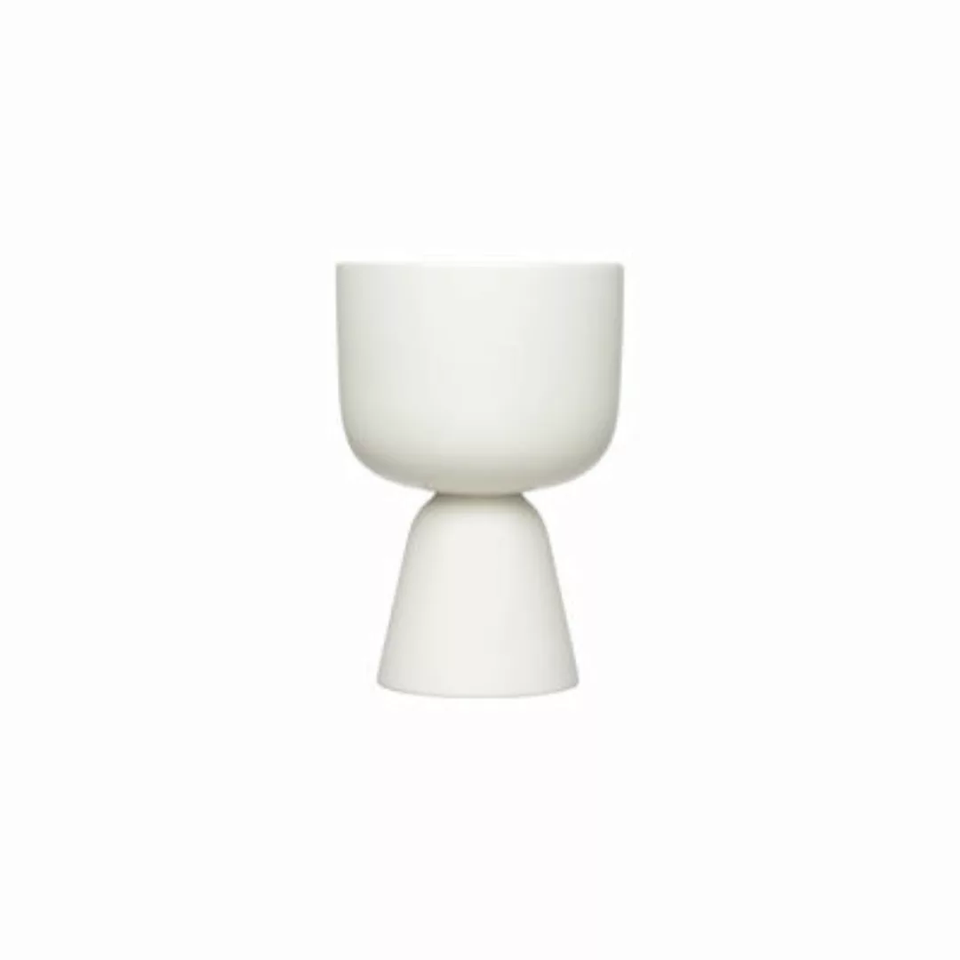 Blumentopf Nappula keramik weiß / Ø 23 x H 15,5 cm - Iittala - Weiß günstig online kaufen