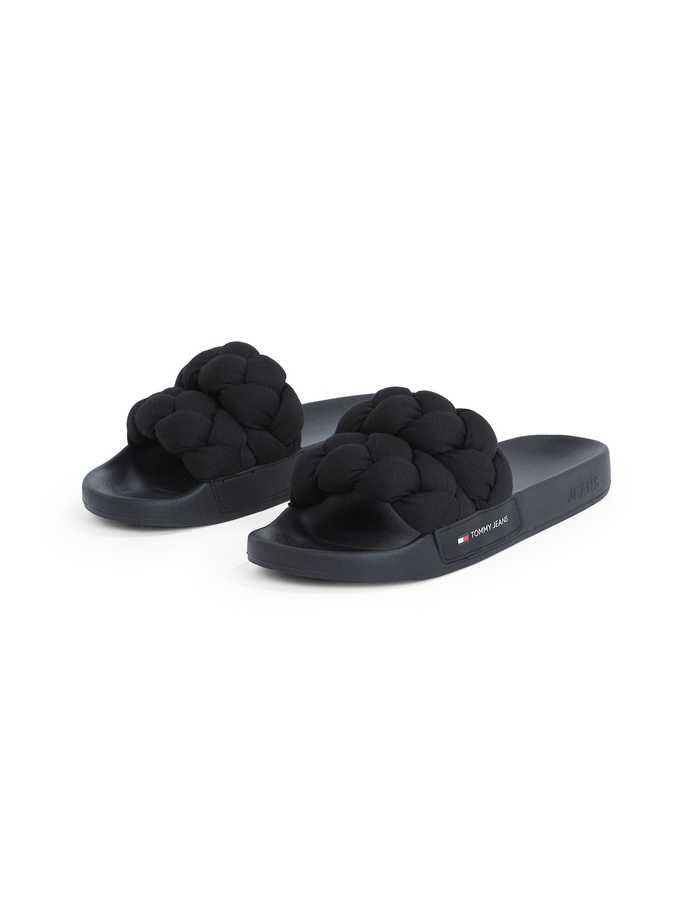 Tommy Jeans TJW BRAIDED SLIDE Pantolette, günstig online kaufen