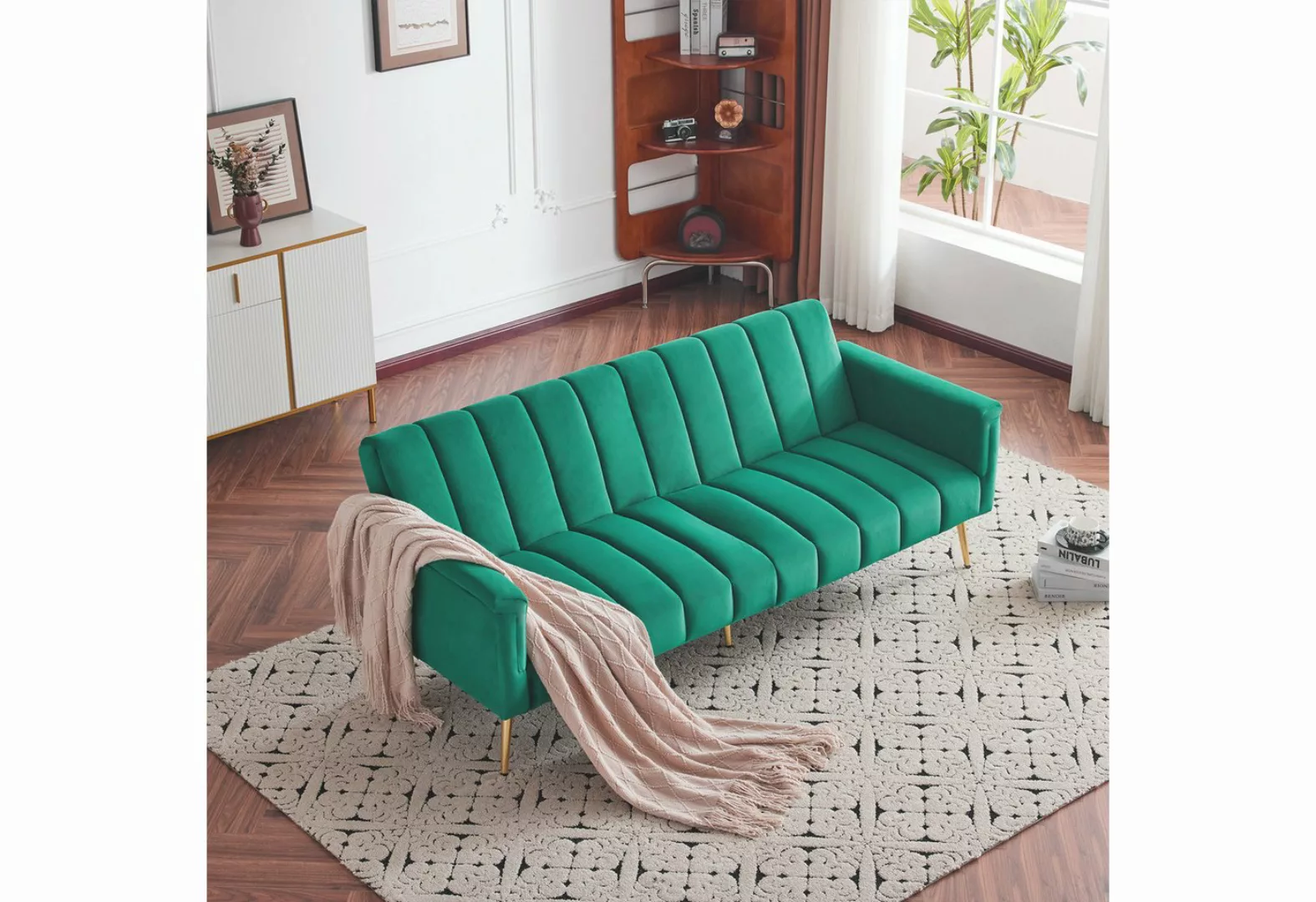 KoDise Sofa Schlafsofa Klappsofa mit 3 Winkelanpassungen, mit Bettfunktion, günstig online kaufen