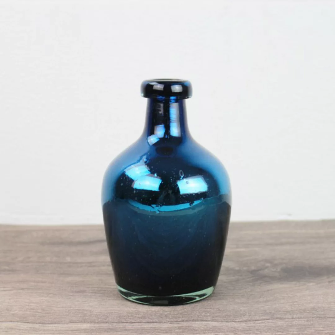 Dekovase Espejo Blau Silber | Blumenvase günstig online kaufen