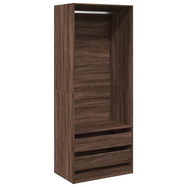 vidaXL Kleiderschrank Kleiderschrank Braun Eichen-Optik 80x50x200 cm Holzwe günstig online kaufen