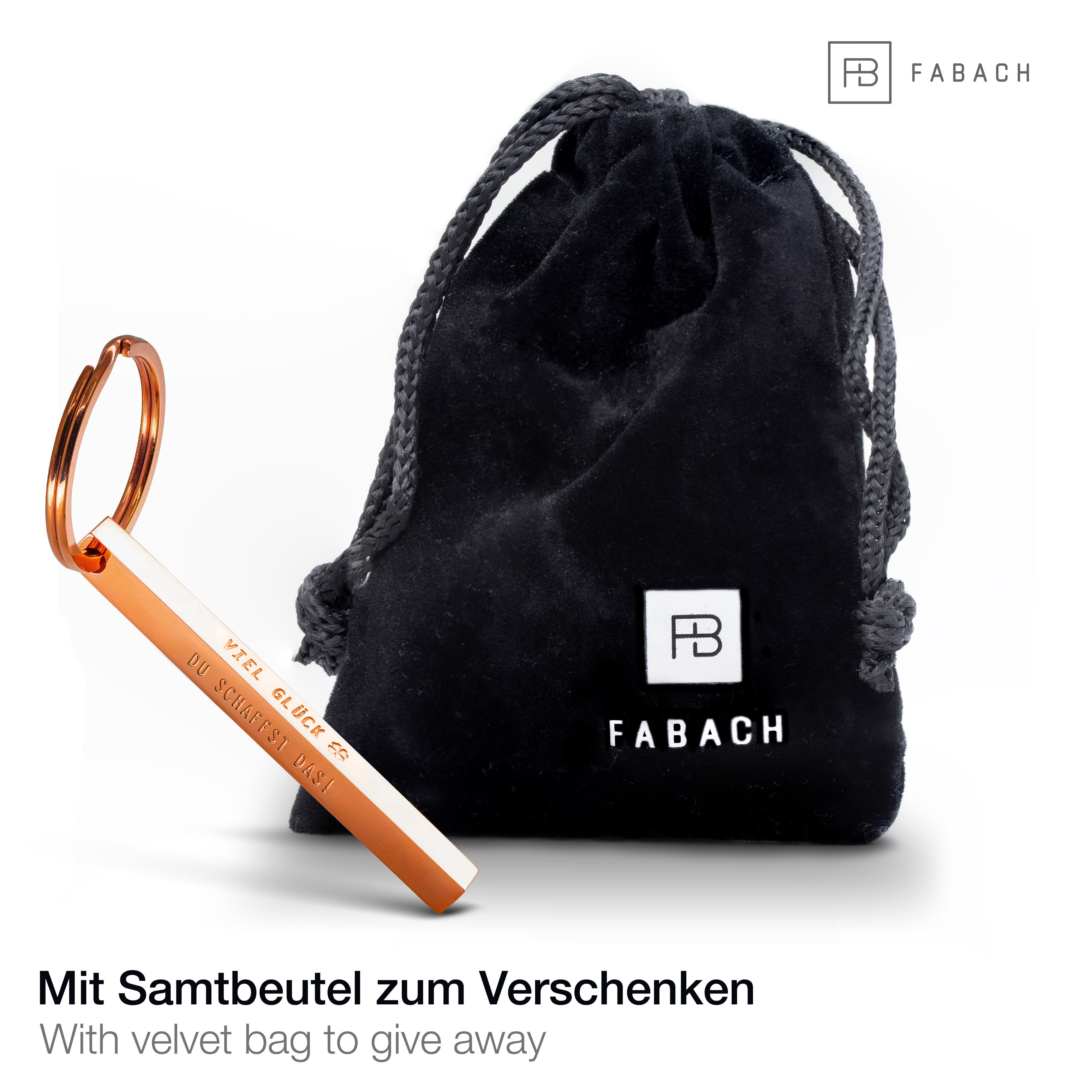 FABACH Schlüsselanhänger Cuboid aus Edelstahl mit günstig online kaufen
