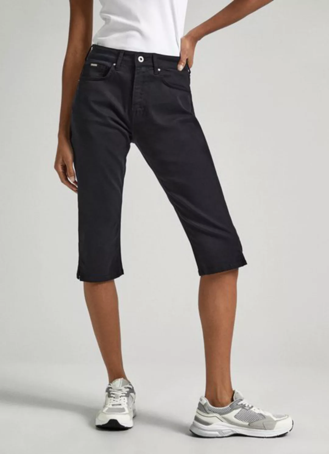 Pepe Jeans Caprijeans SKINNY CROP mit kleinen Schlitzen günstig online kaufen