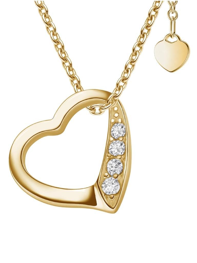 Amoonic Herzkette Halskette Damen Silber 925 günstig online kaufen