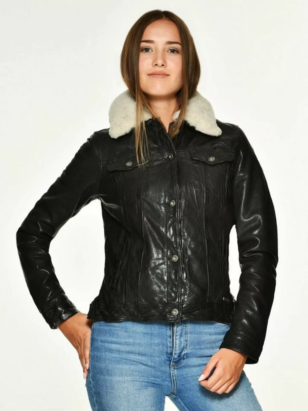 MUSTANG Lederjacke "Jenny RF" günstig online kaufen