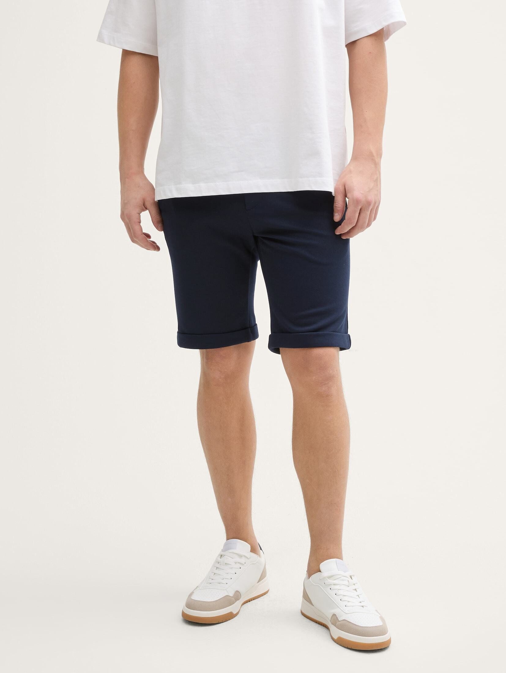 TOM TAILOR Denim Shorts Slim Piqué günstig online kaufen