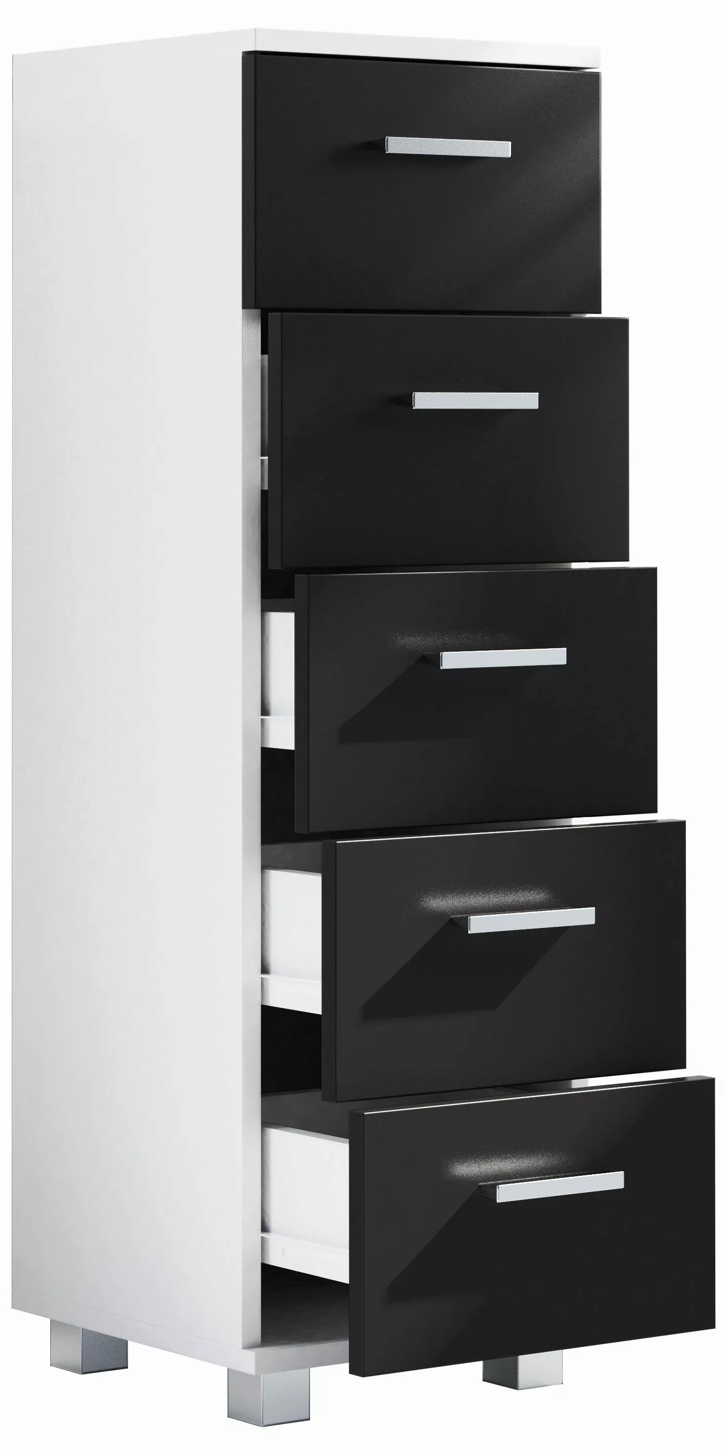 VCM Midischrank Holz Badmöbel Schubladen Badschrank günstig online kaufen