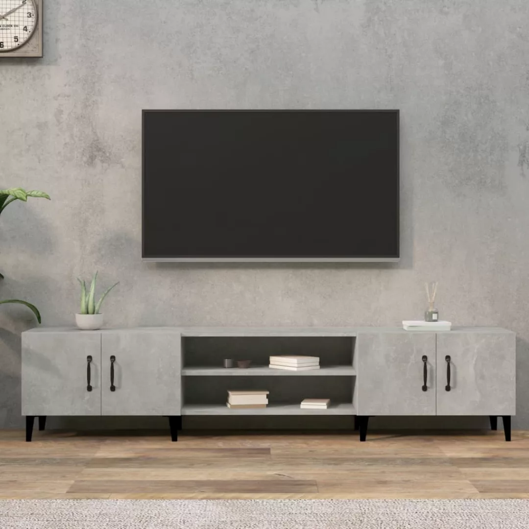 Vidaxl Tv-schrank Betongrau 180x31,5x40 Cm Holzwerkstoff günstig online kaufen