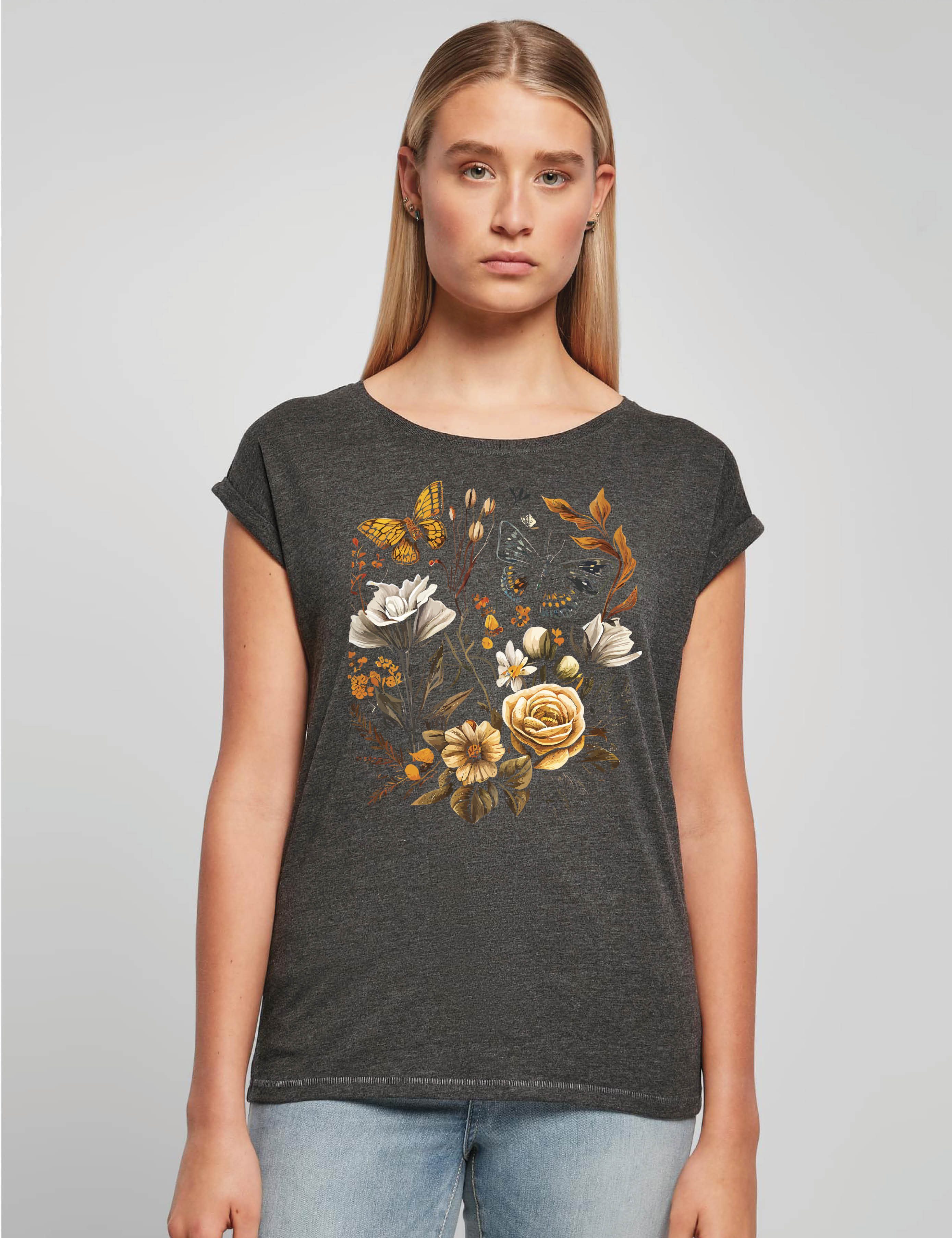Youth Designz Print-Shirt "Flowers Botanic" Damen günstig online kaufen