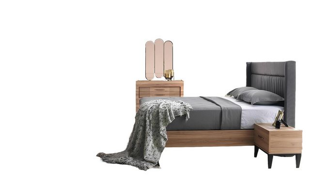 Xlmoebel Bett Set mit sechs Möbelstücken für das Schlafzimmer, darunter ein günstig online kaufen